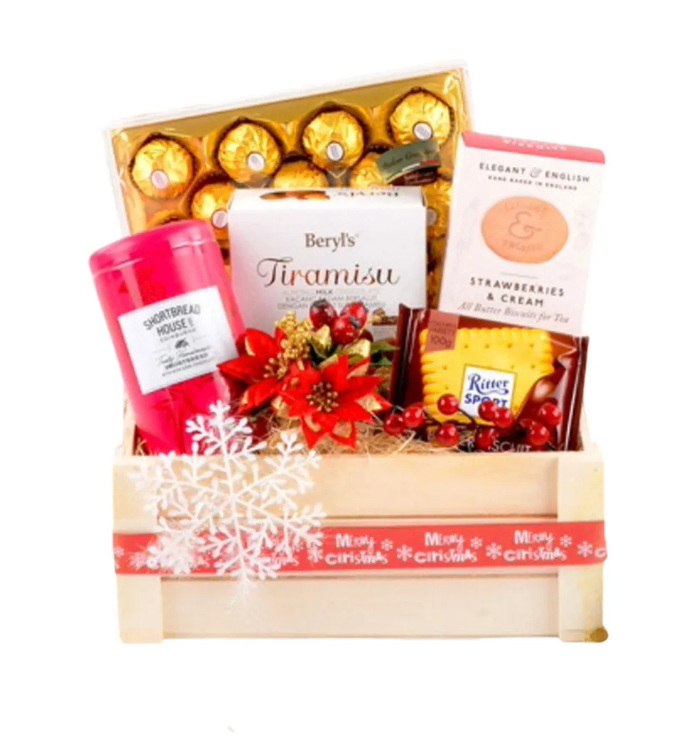 Elegant Christmas Bliss Hamper Box