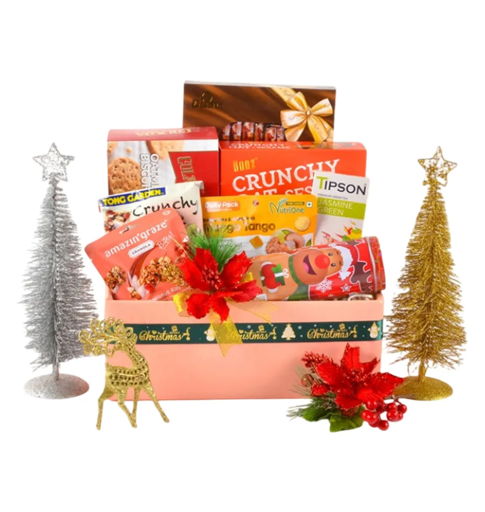 Festive Christmas Tea & Treats Box