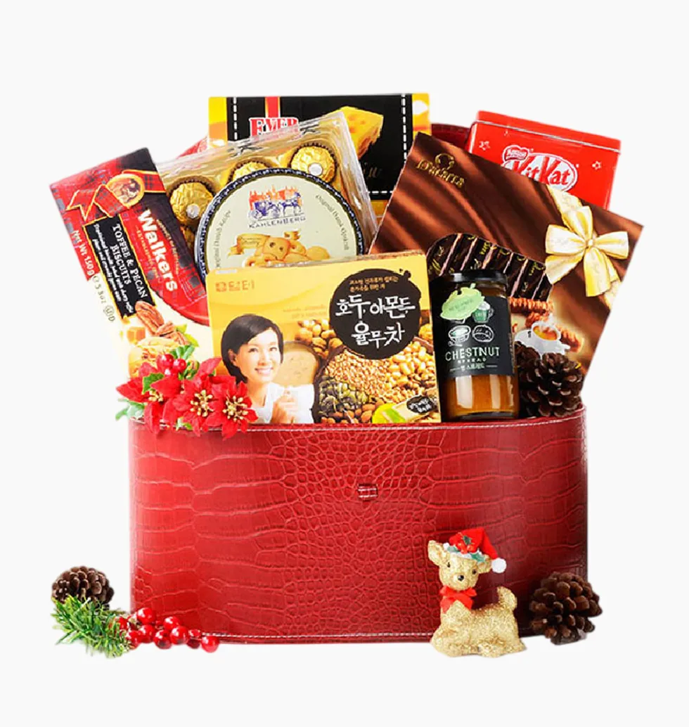 Enchanting X-Mas Treats Basket
