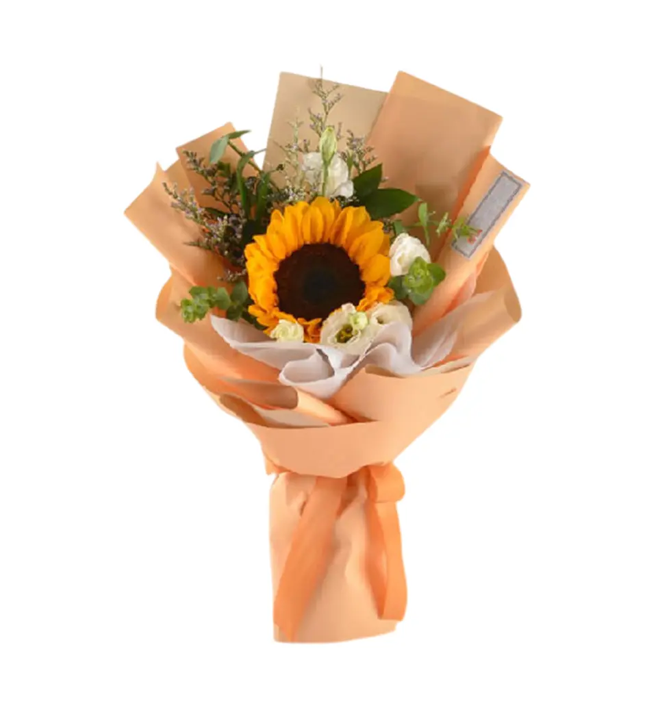 Golden Sunflower Hand Bouquet
