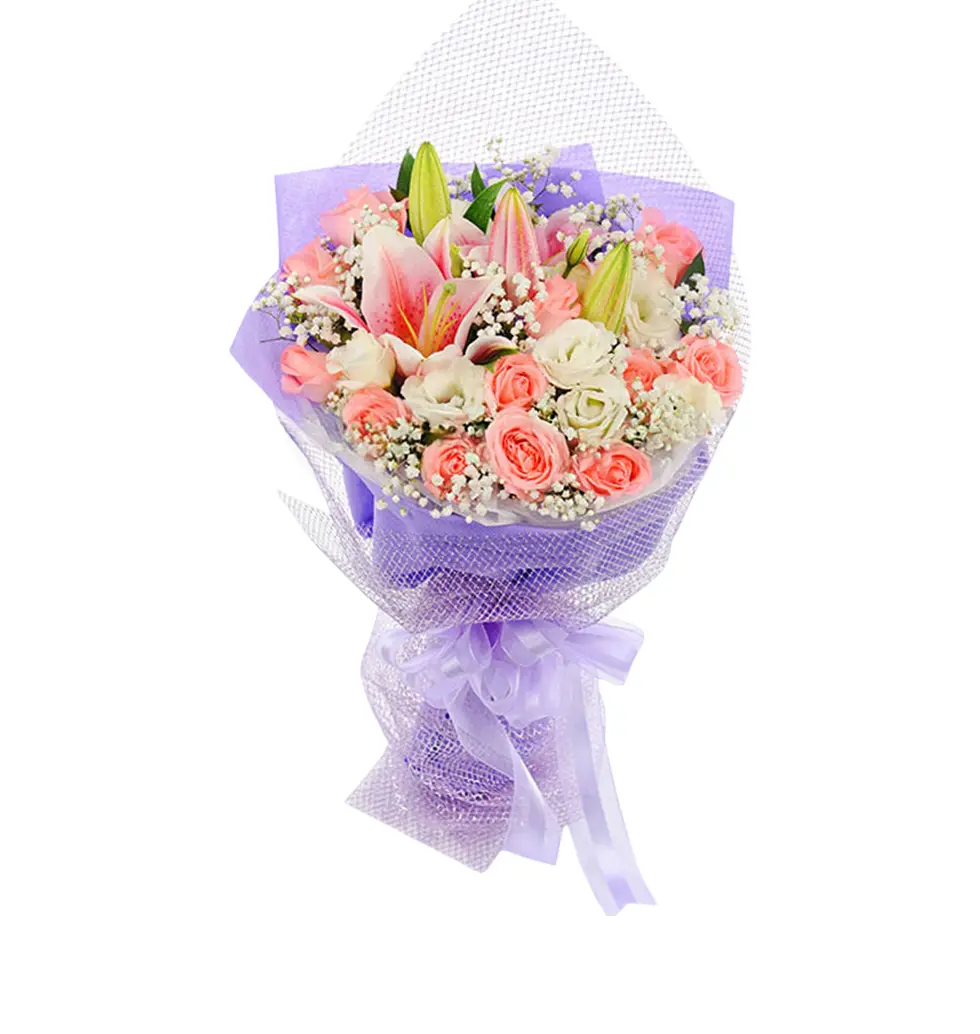 Delightful Pink Bloom Gift