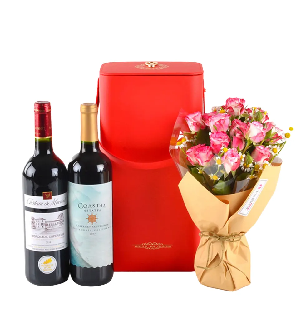 Elegant Wine Selection Gift Set